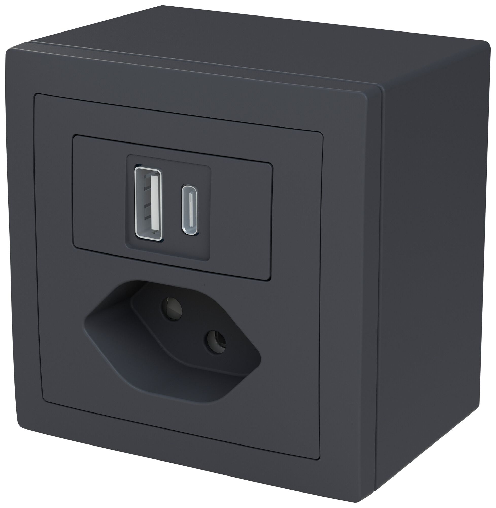 Prise de charge USB AP ABB Sidus 1×USB-A 1×USB-C + T13 3000mA OUT:5V an