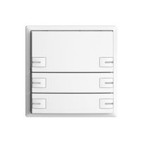 Tasto univ. INC 6×1t mors. a vite EDIZIOdue bianco con LED