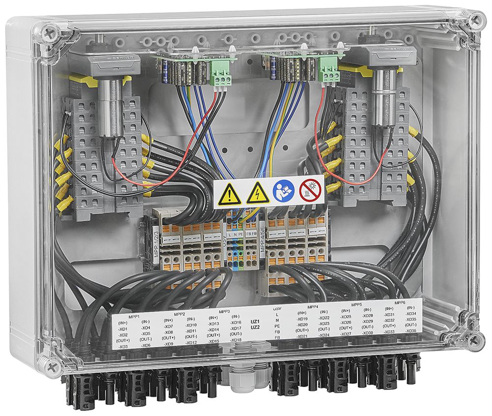 Generatoranschlusskasten WM GAK PVC DC 2I 1O 6MPP RD EVO 1.1kV