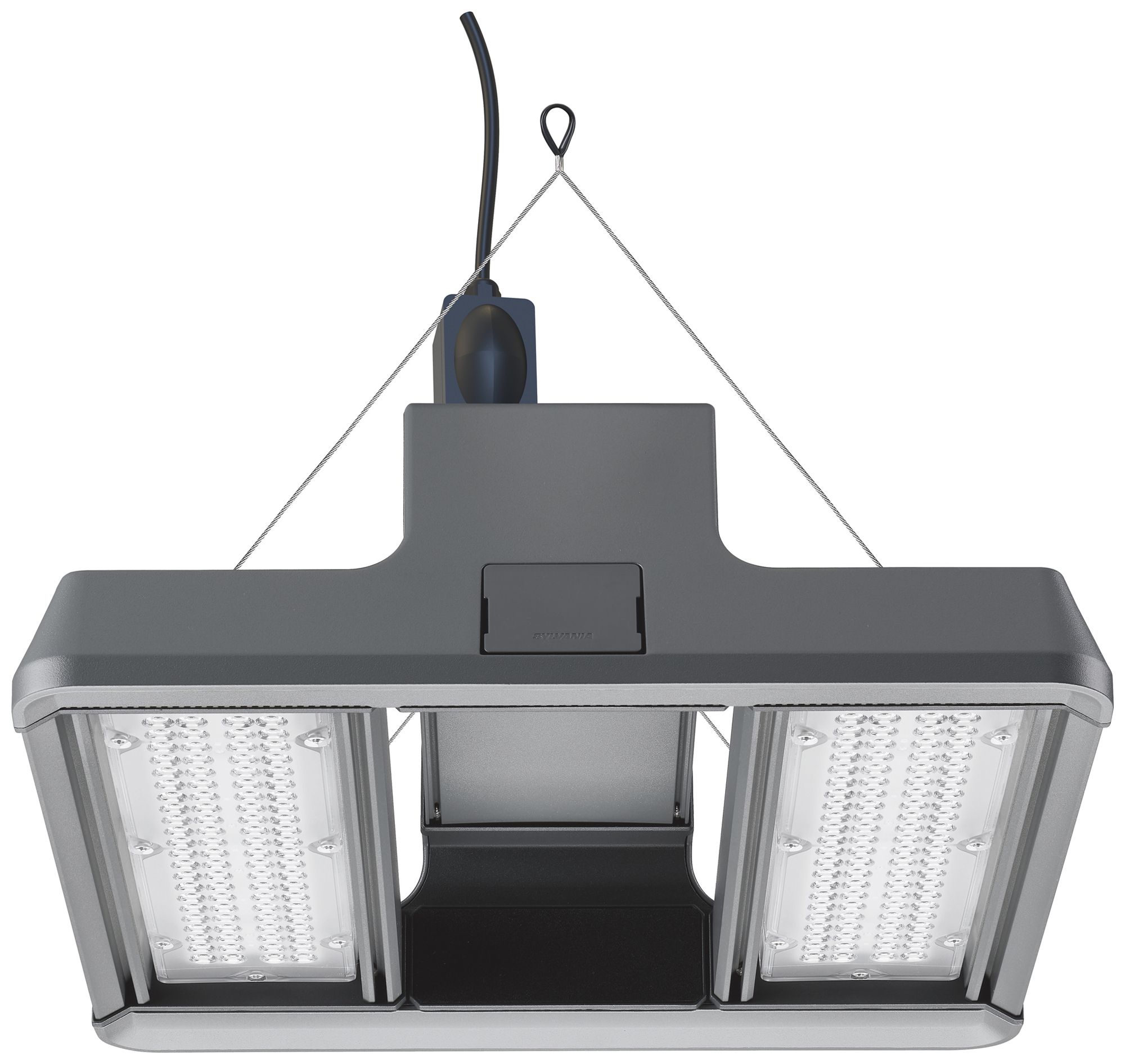 LED-Hallenstrahler Sylvania Sylbay 135W 19000lm 840 IP65 30°×60° DIM 410×386