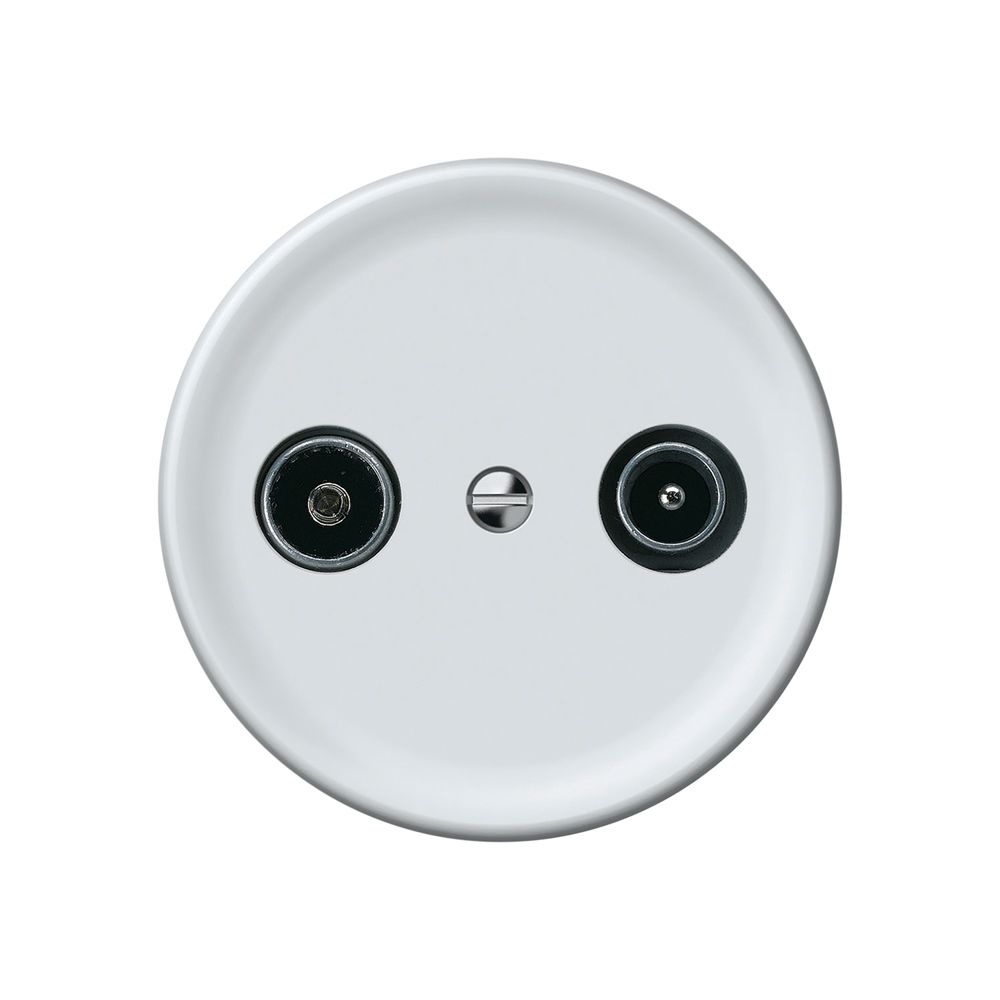 Antennendose TV-R origin Durchgangsdose 15dB 1.7dB weiss