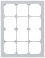 UP-Abdeckrahmen kallysto.pro 4×3 hellgrau 274×214mm