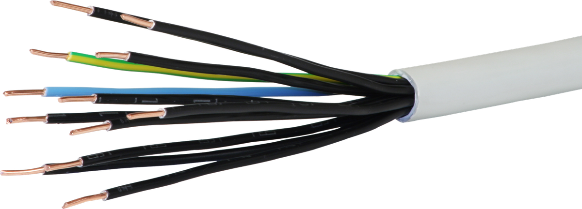 Câble TT 12×1.5mm² 10LNPE gris Eca