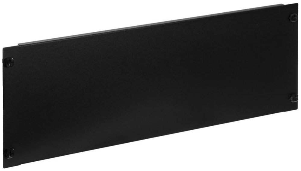 Plaque d'obturation 19" R&M Click, 4UH, noir, RAL9005