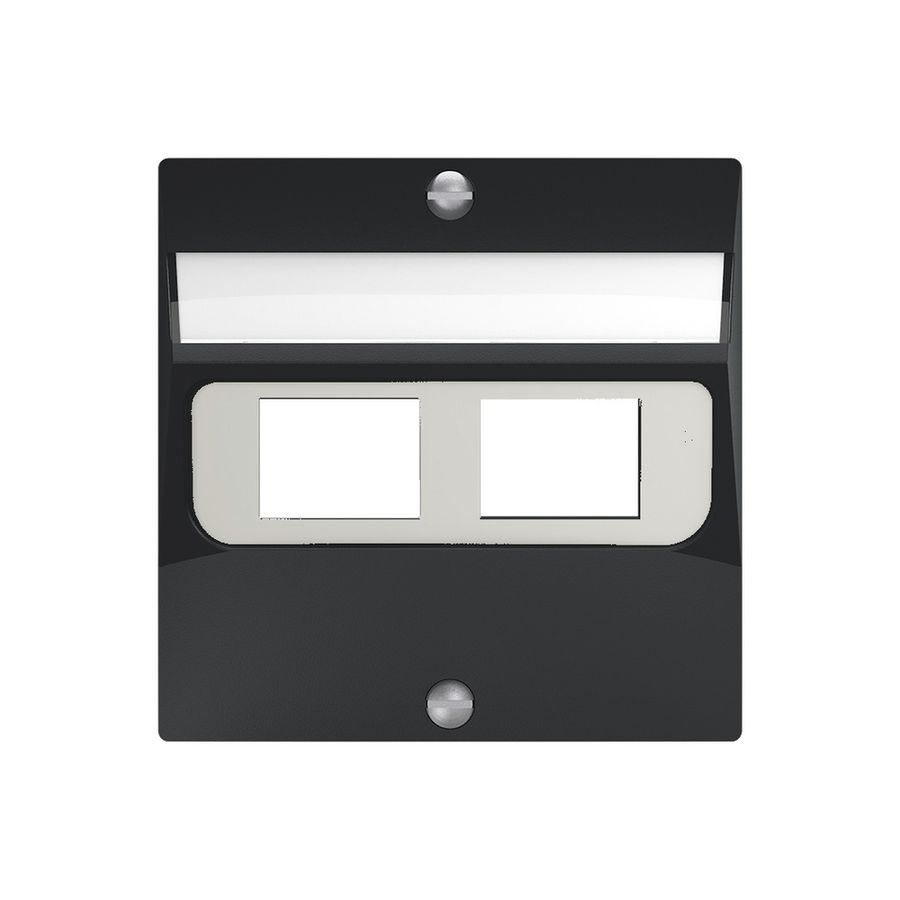 Abdeckset SIDUS zu 2RJ45 anthrazit