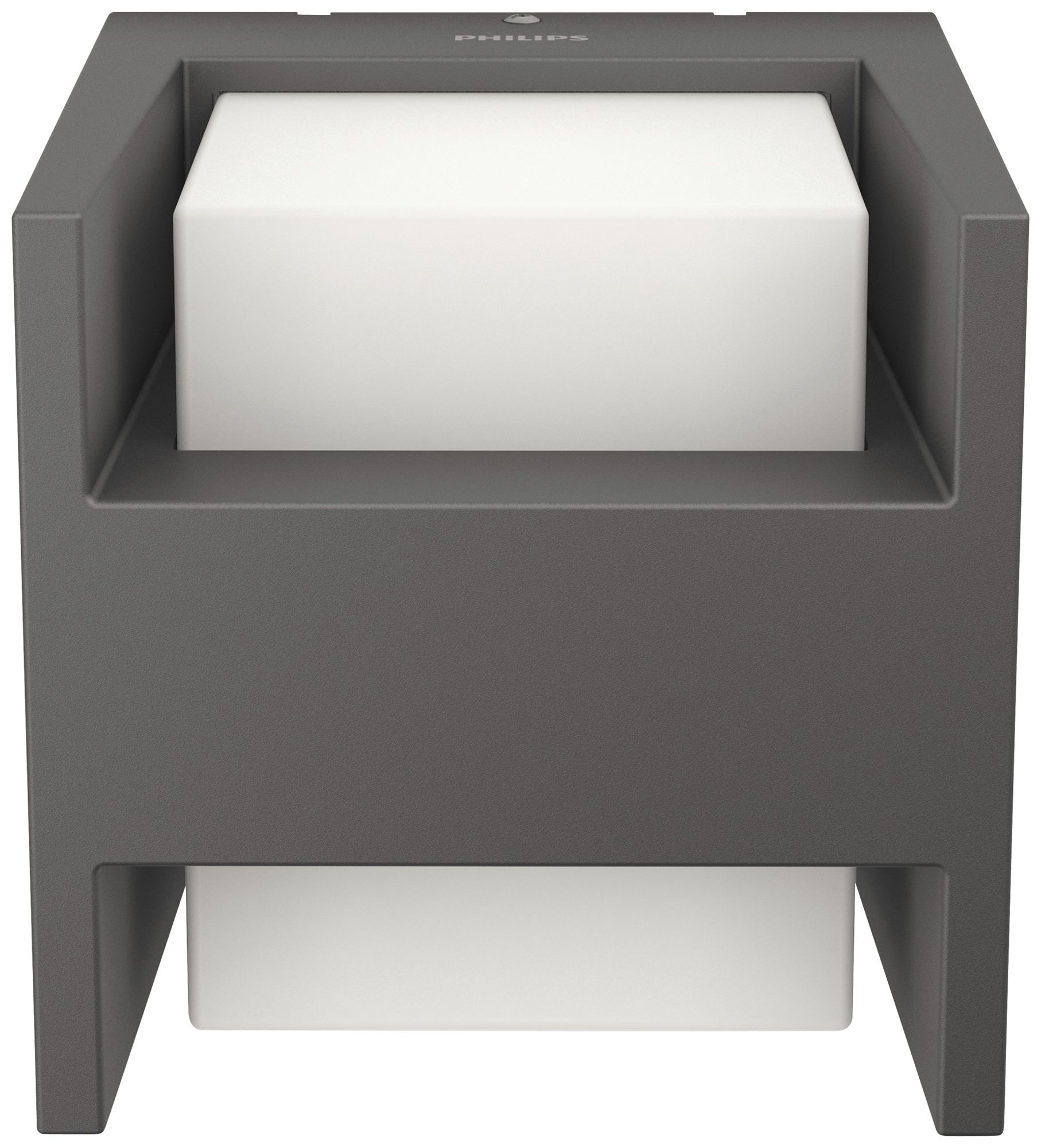 Applique LED Philips Arbour 3.8W 800lm 2700K IP44 direct/indirect anthracite