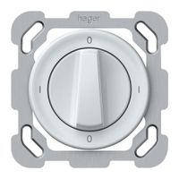 UP-Drehschalter origin Ausschalter 0/2L 16A 250V 0-I-0-I 77×77mm weiss