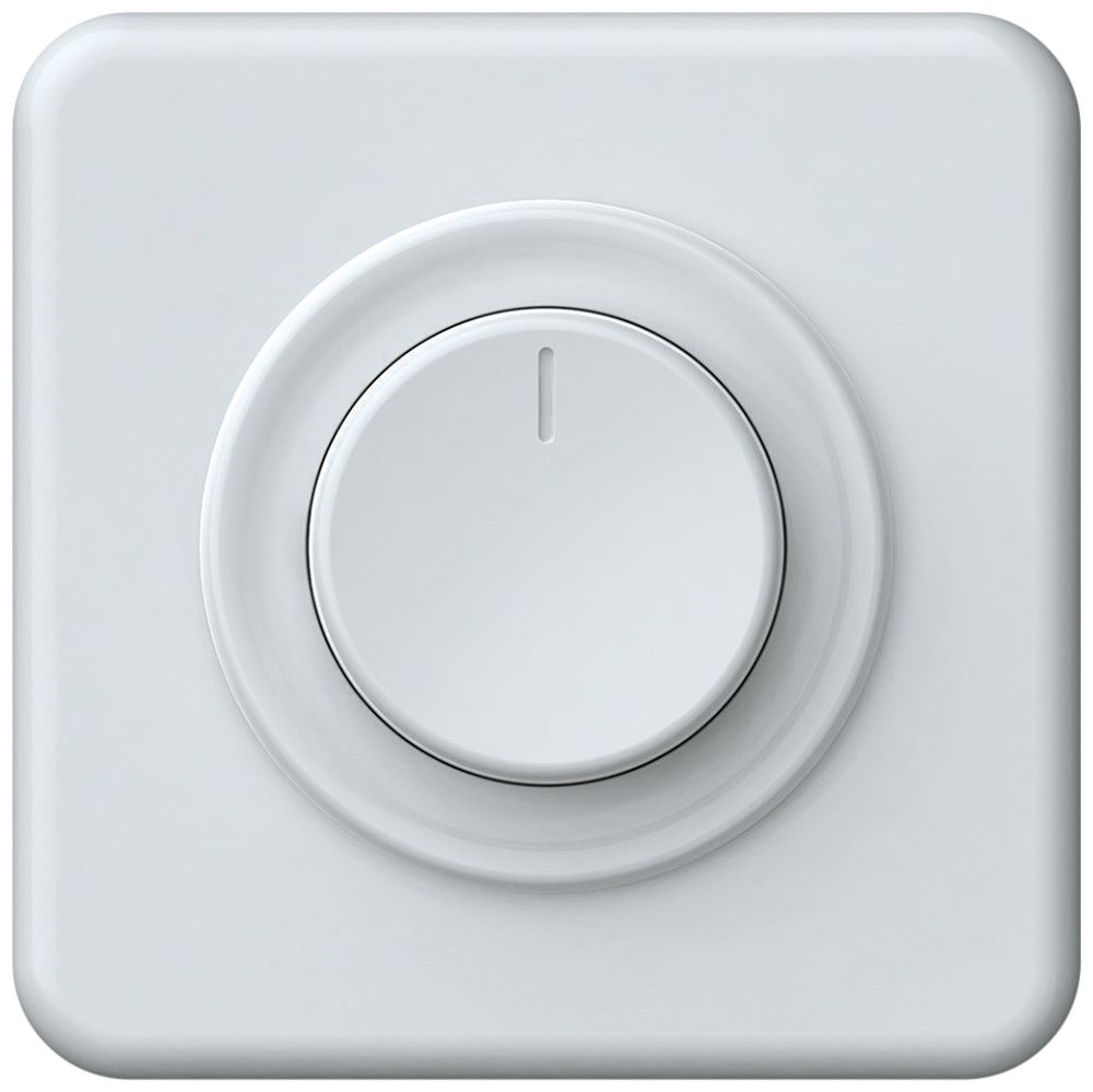 UP-Drehdimmer origin Phasenanschnitt 20…500VA 92×92mm ws