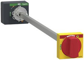 Drehantrieb mit Türkupplung für ComPacT NSXm/PowerPact B, IP65 rot/gelb