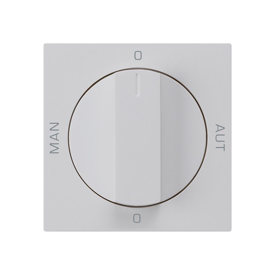 Einsatz zu Drehschalter 0-Man-0-Aut. kallysto 2/1L hellgrau mit Drehgriff