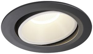 Downlight LED SLV NUMINOS MOVE XL 37.4W 3800lm 4000K 40° VAR Ø190×118mm no/bc