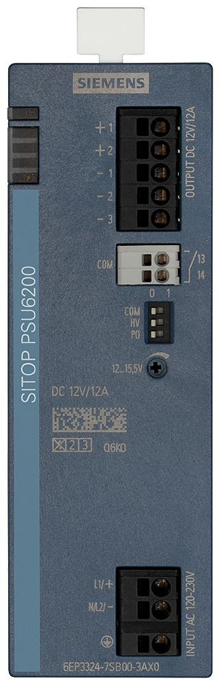 Stromversorgung Siemens SITOP, IN: 120…230VAC (120…240VDC), OUT: 12VDC/12A