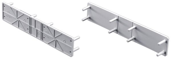 Abdeckung Rittal SV 9677.415 für Achsabstand 185mm Kunststoff grau 5Stk