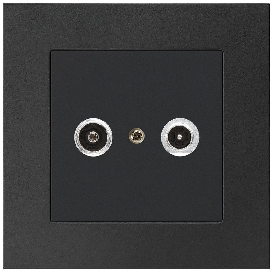 Prise antenne ENC kallysto.pro R/TV 14dB 2GHz noir