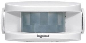 Détecteur mouvement (PIR) sans fils pour carillon Legrand 100m 4.5V 120° blanc