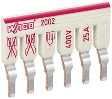 Pont intercalable WAGO 1…6 25A 400V 6kV isolé 29.9mm gris