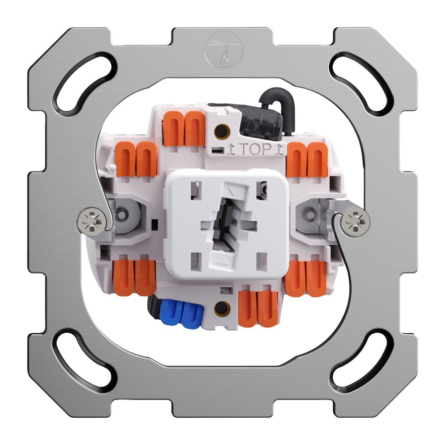 Intérieur interr.pouss.lum.FH 6/1L orientation LED vert