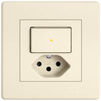 UP-Kombination EDIZIO.liv SNAPFIX® ARK+T13 Shut.Frontbeleuchtung gb cr