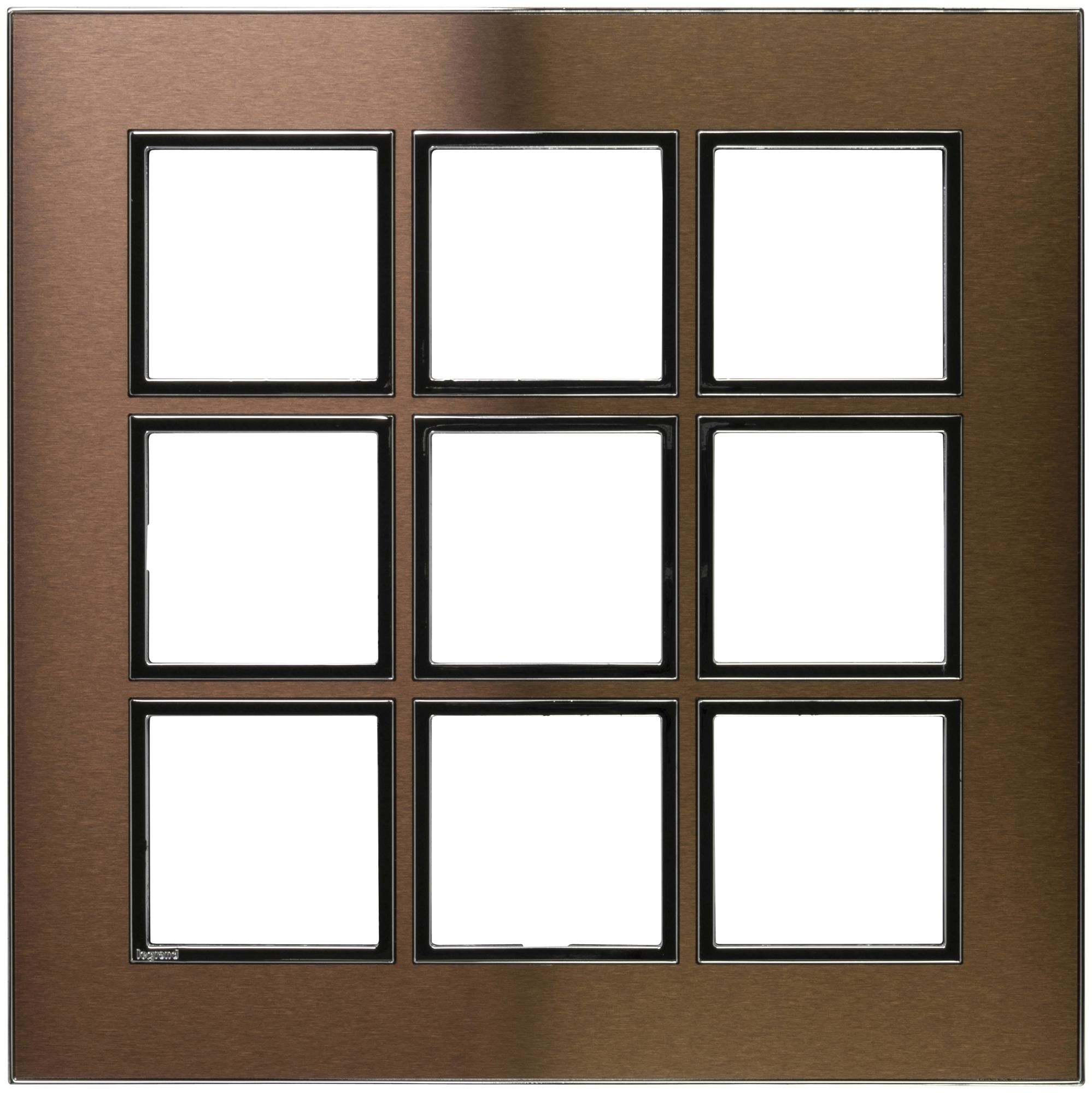 Abdeckrahmen ATO 3×3 Modul, pink champagne brushed