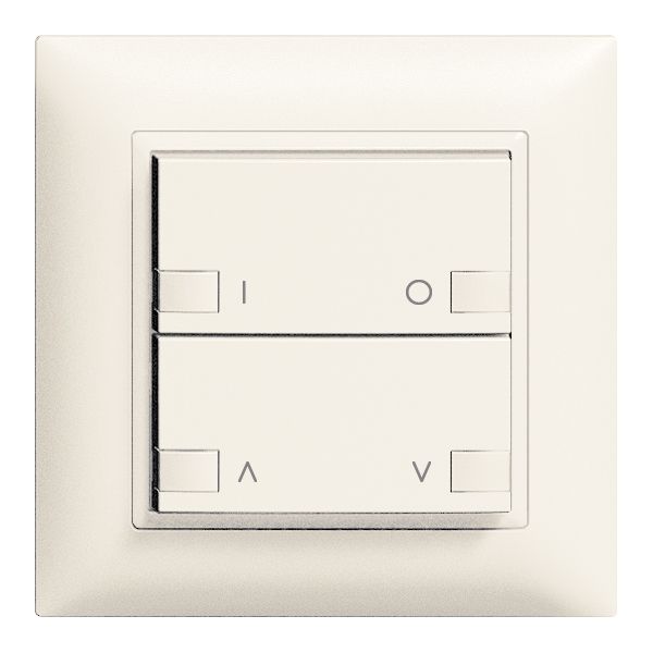 Station ENC centr.-sec.ON-OFF moteur IR ZEP 2c/2t EDIZIOdue blanc