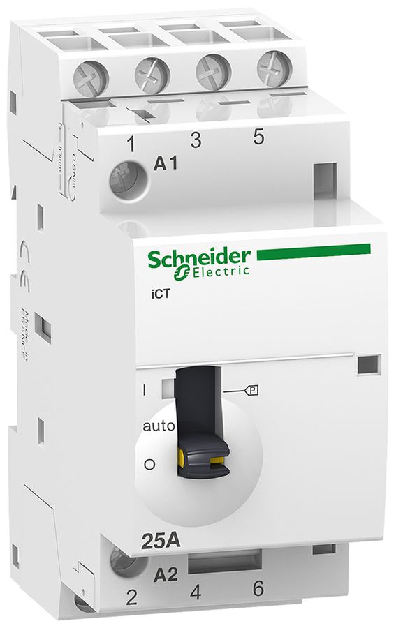 Installationsschütz SE iCT 4P 25A 220…240V AC 4S