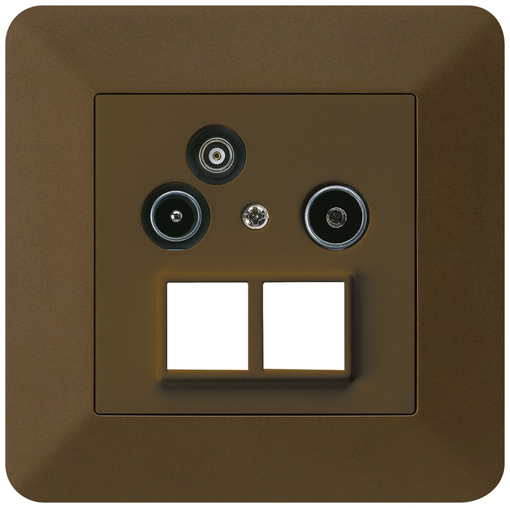 UP-Antennendose R/TV-Daten kallysto.trend HMS 2GHz 10.5db braun