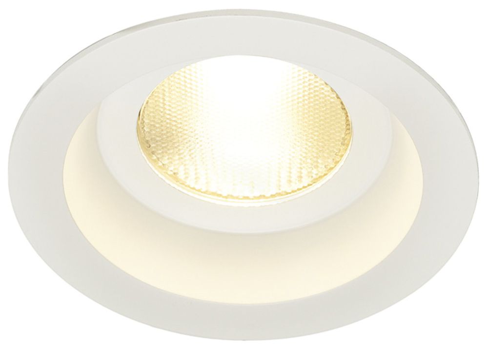 EB-LED-Downlight SLV CONTONE, 16W 890lm 3000K rund IP44 weiss
