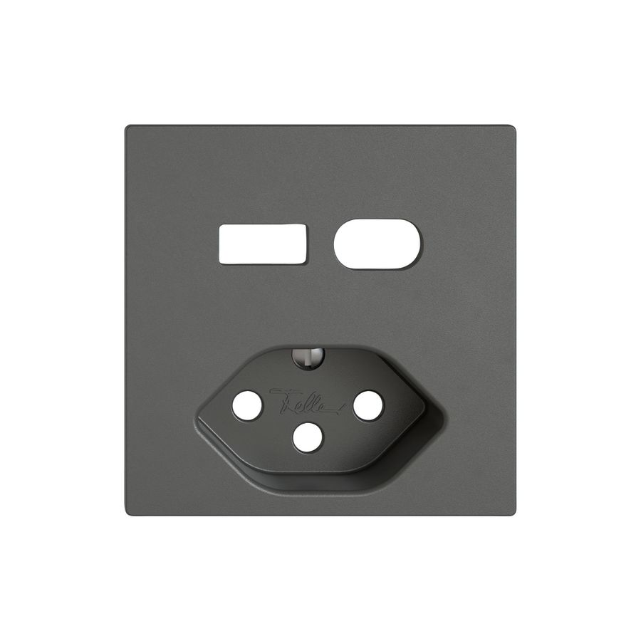 Kit di montaggio EDIZIO.liv SNAPFIX® per combi.USB A+C/presa T13 grs