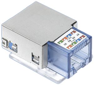 Modulo di allacciamento RJ45u cat.6 Real10/s AWG24…22