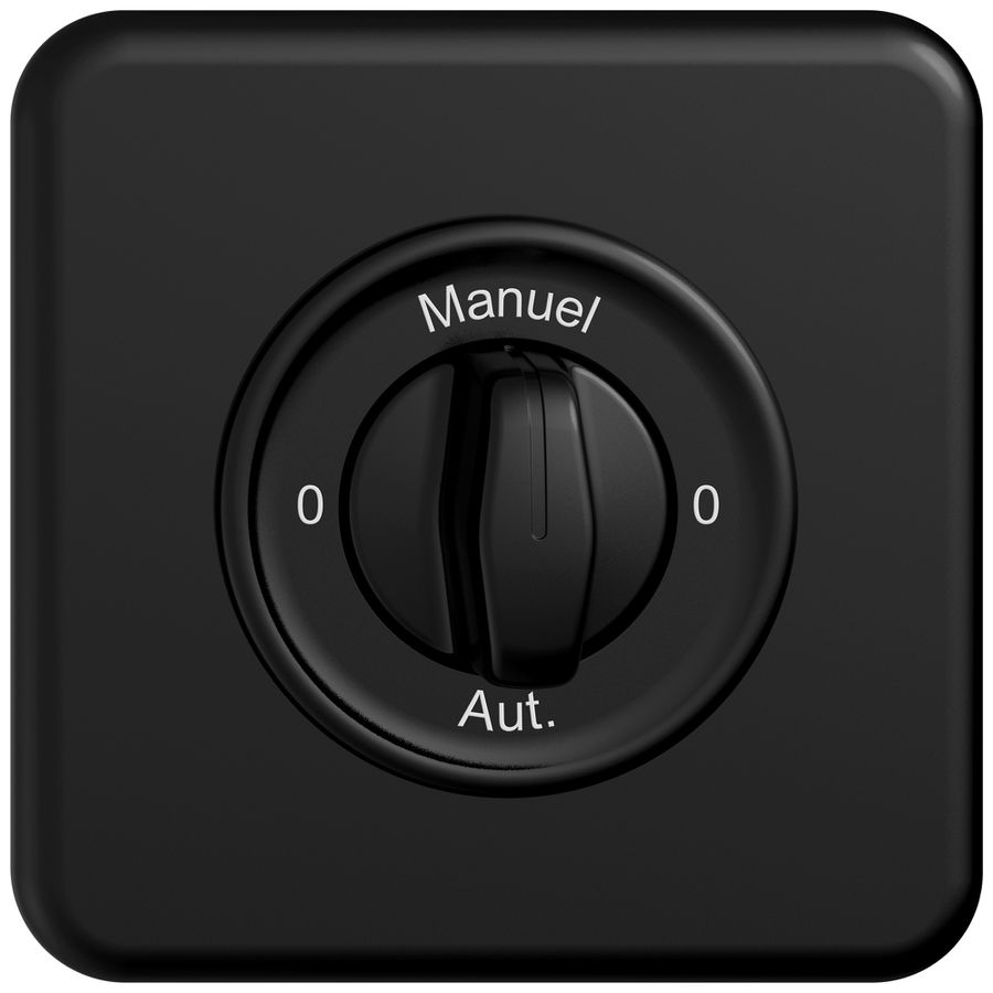 Interrupteur rotatif ENC STANDARDdue SNAPFIX® manette 2/1L 0-Manuel-0-Auto no