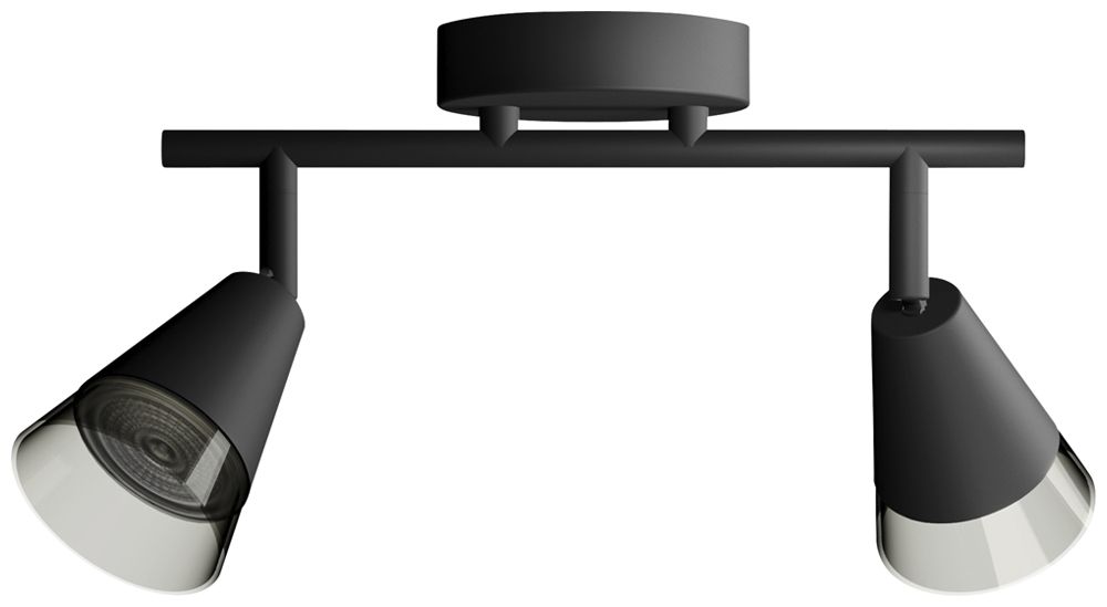 Spot Philips Cleft GU10 2×5W 274×152mm schwarz