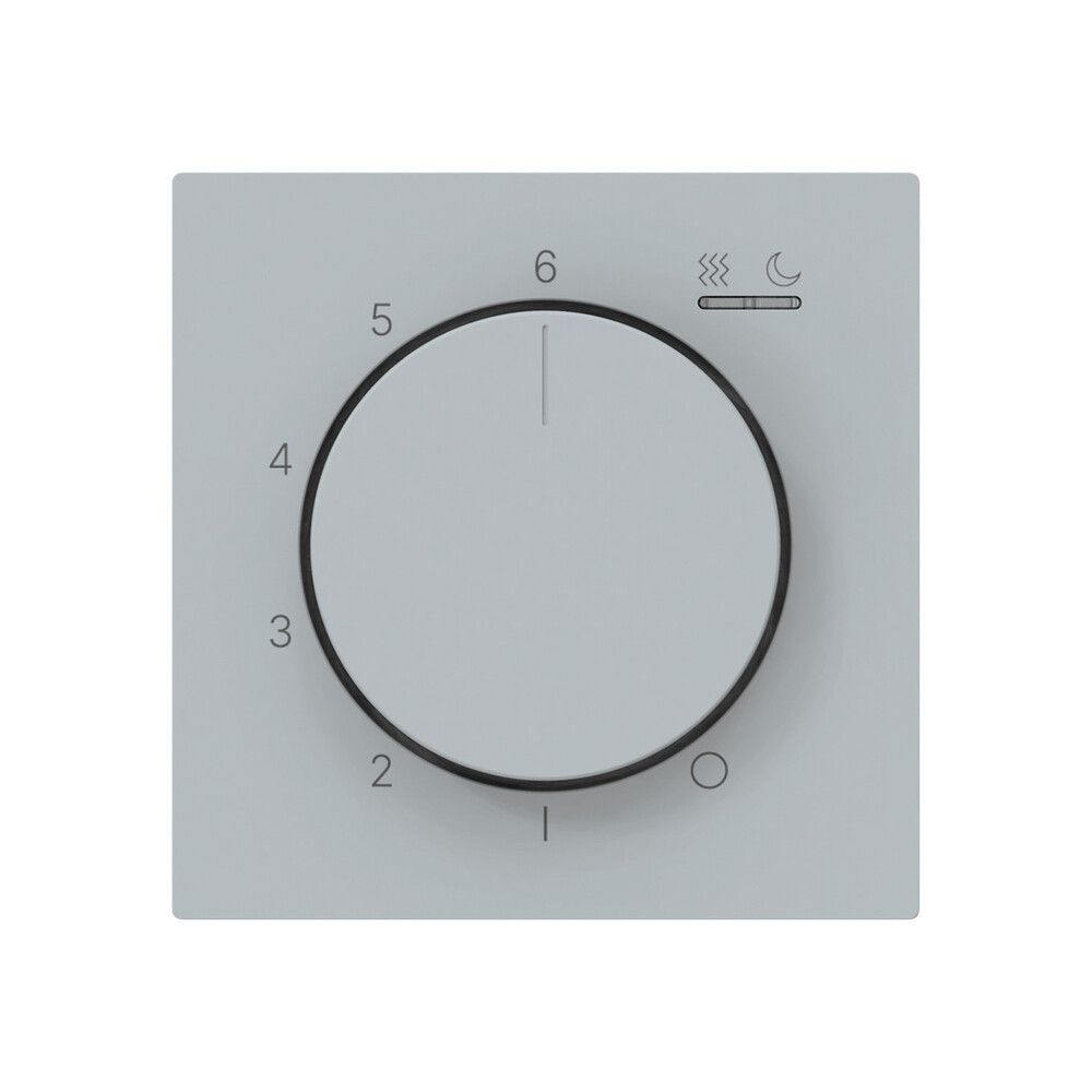 UP-Frontset kallysto Thermostat 4A 60×60×5mm grau IP20