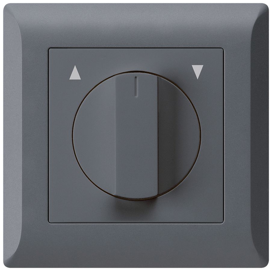Interrupteur/contact rotatif pour stores ENC KLI anthracite