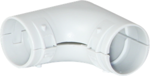 Winkel PVC HSB zu KIR M16 hellgrau 2-teilig halogenfrei