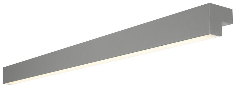 Applique LED SLV L-LINE 120 19W 1650lm 3000K IP44 1200mm gris