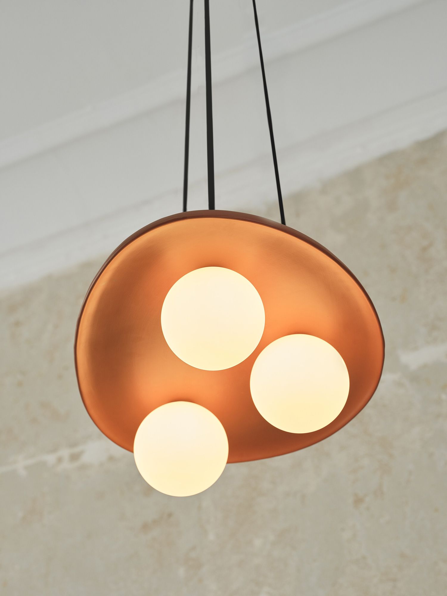 Lampada sospesa LEDVANCE Decor Clay G9 3×5W 500×385mm marrone