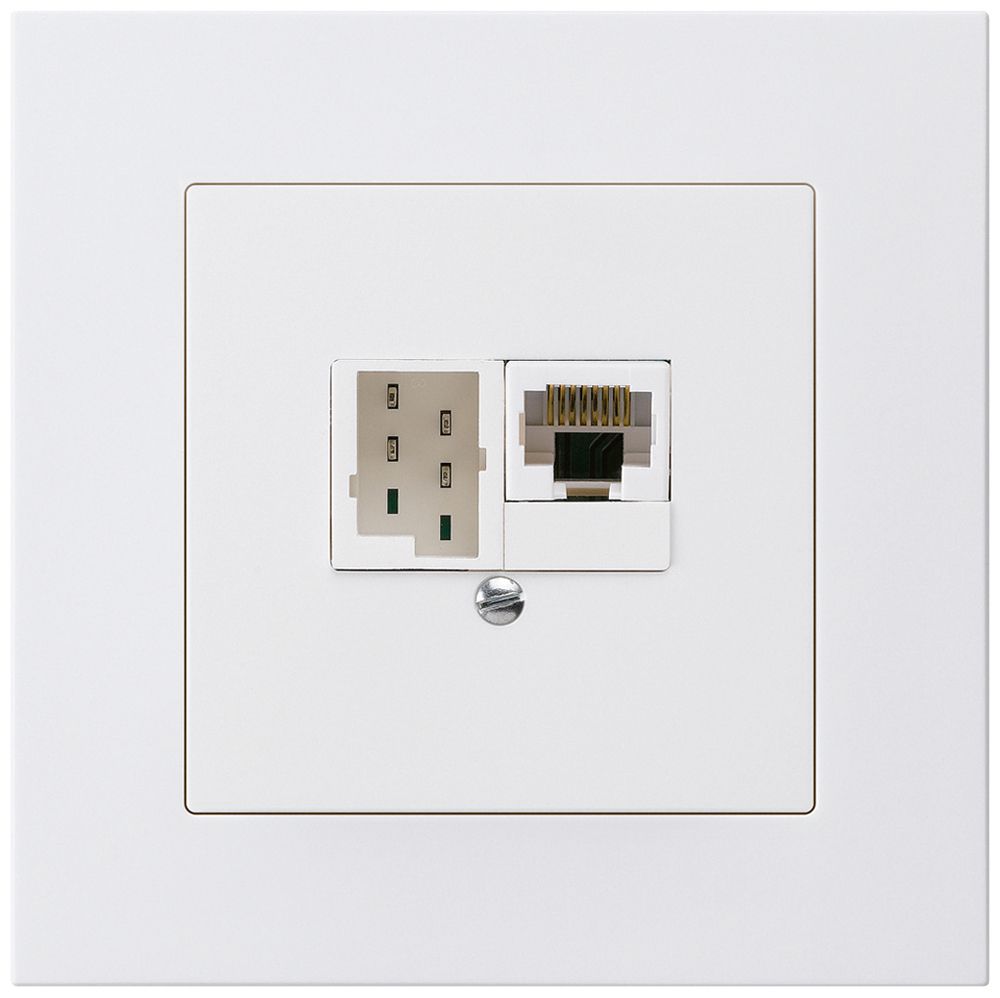 UP-Dose kallysto.pro 1×RJ45u+1×TT83 weiss