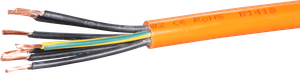 Kabel EPR-PUR 7×1.5mm² 6LPE orange