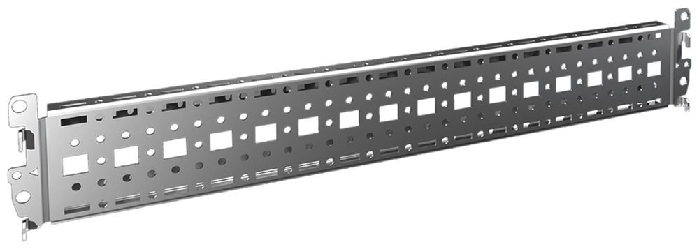 Montage-Chassis Rittal VX 8617.020 425×64×18mm Schiene grau 4Stk