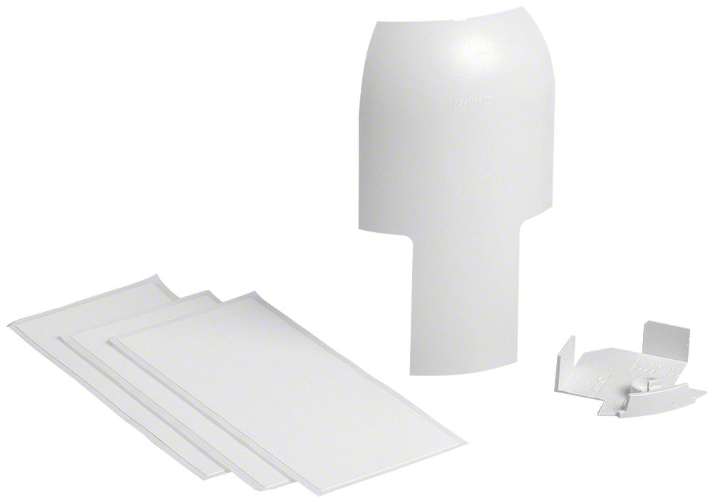 Anschlussstück Hager für SL20055 reinweiss