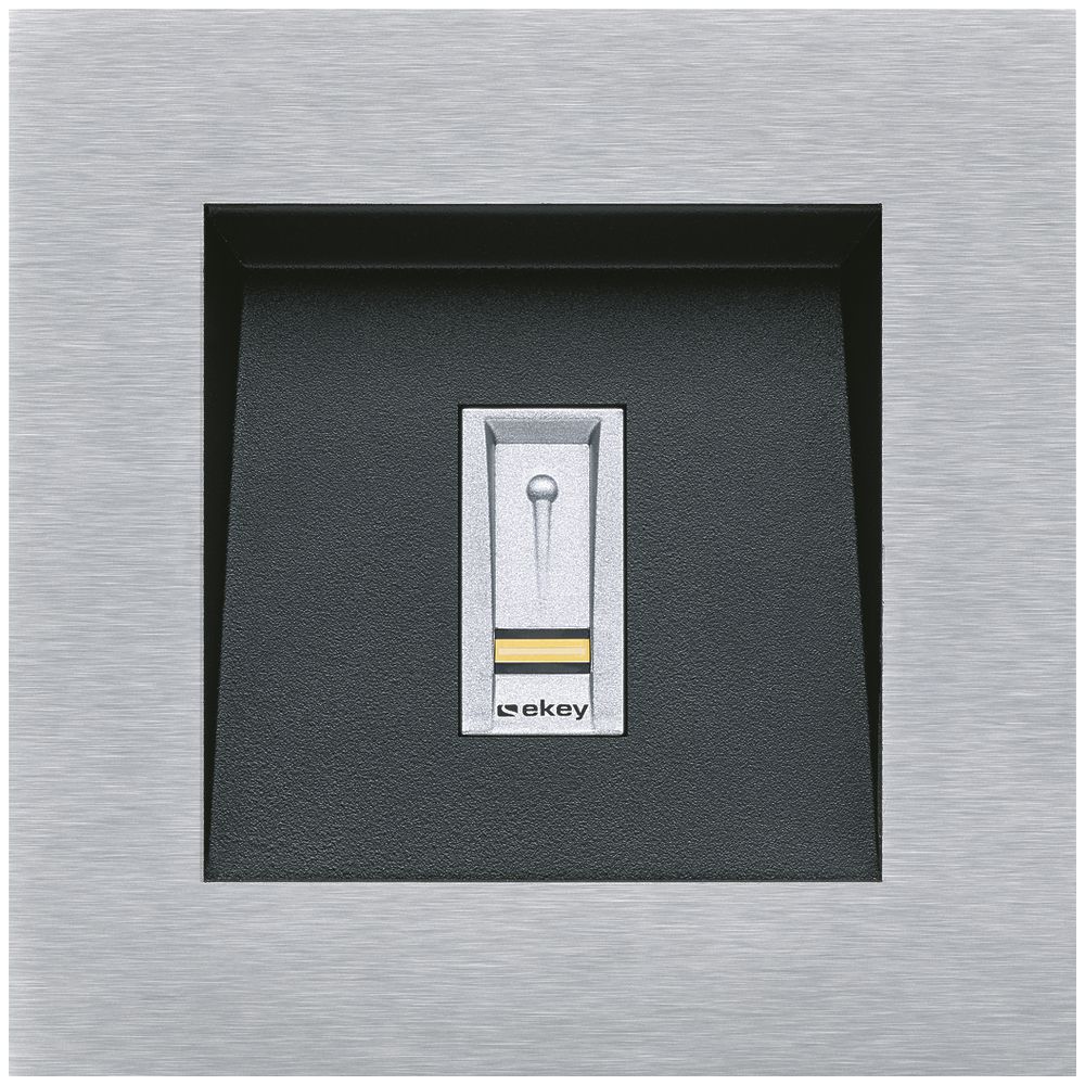 Module lecteur empreinte digitale Hager elcom.modesta p.interphone, acier fin