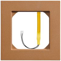 Abdeckrahmen kallysto.pro 1×1 canyon für Eckbeleuchtung blau