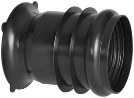 Endmuffe 132/120 mit Sicke und Dichtung KREM