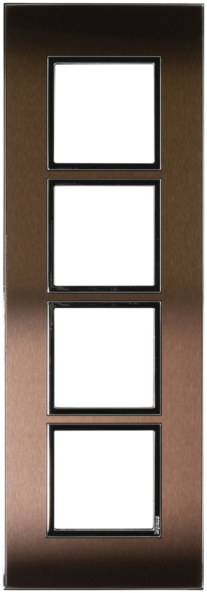 Abdeckrahmen ATO 1×4 Modul, pink champagne brushed