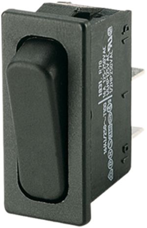 EB-Wippenschalter Novitronic, 20A/250V 0/1L, schwarz