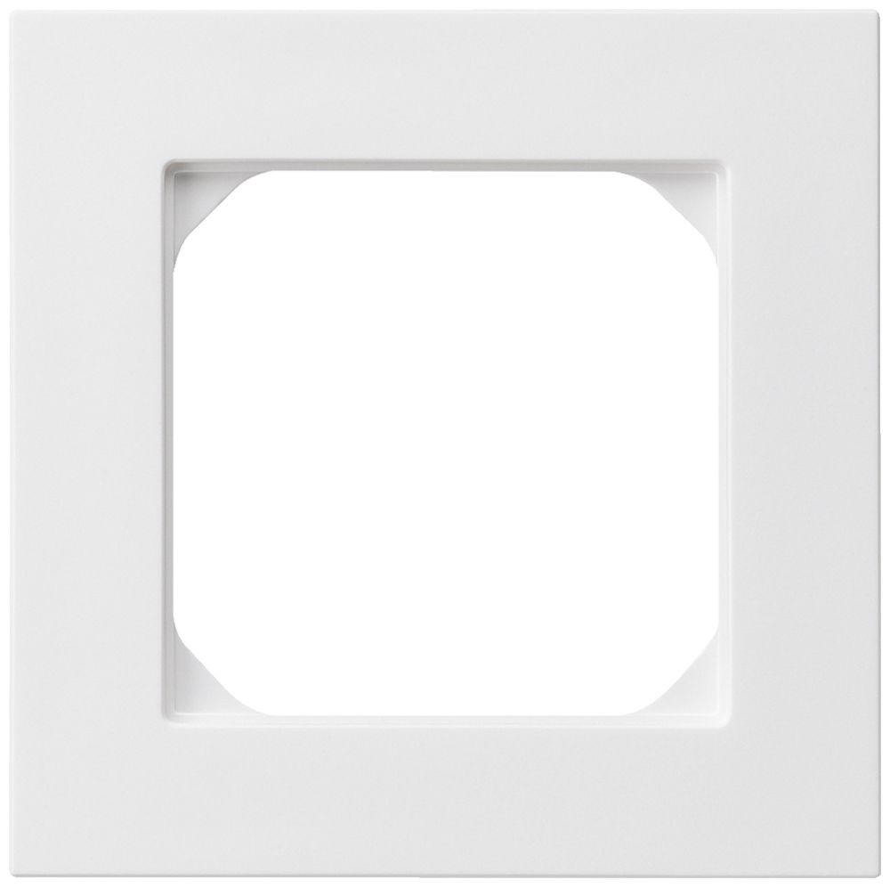 Cadre de recouvrement ENC kallysto.pro 1×1 blanc 94×94mm