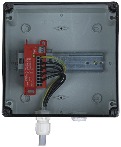 Gehäuseanschlusskasten DEHNcube DCU EMOB 2 25 Typ 2+3