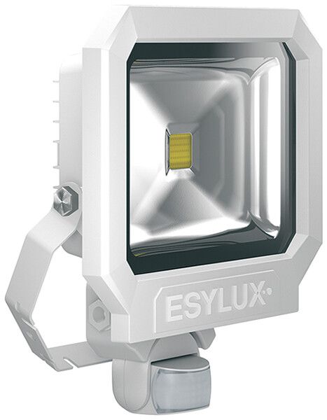 LED-Strahler ESYLUX AFL SUN, 30W 5000K 2700lm 227×86×290mm IP65, weiss