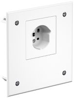 Schraubdeckel AGRO 130×130mm weiss mit 1×T15