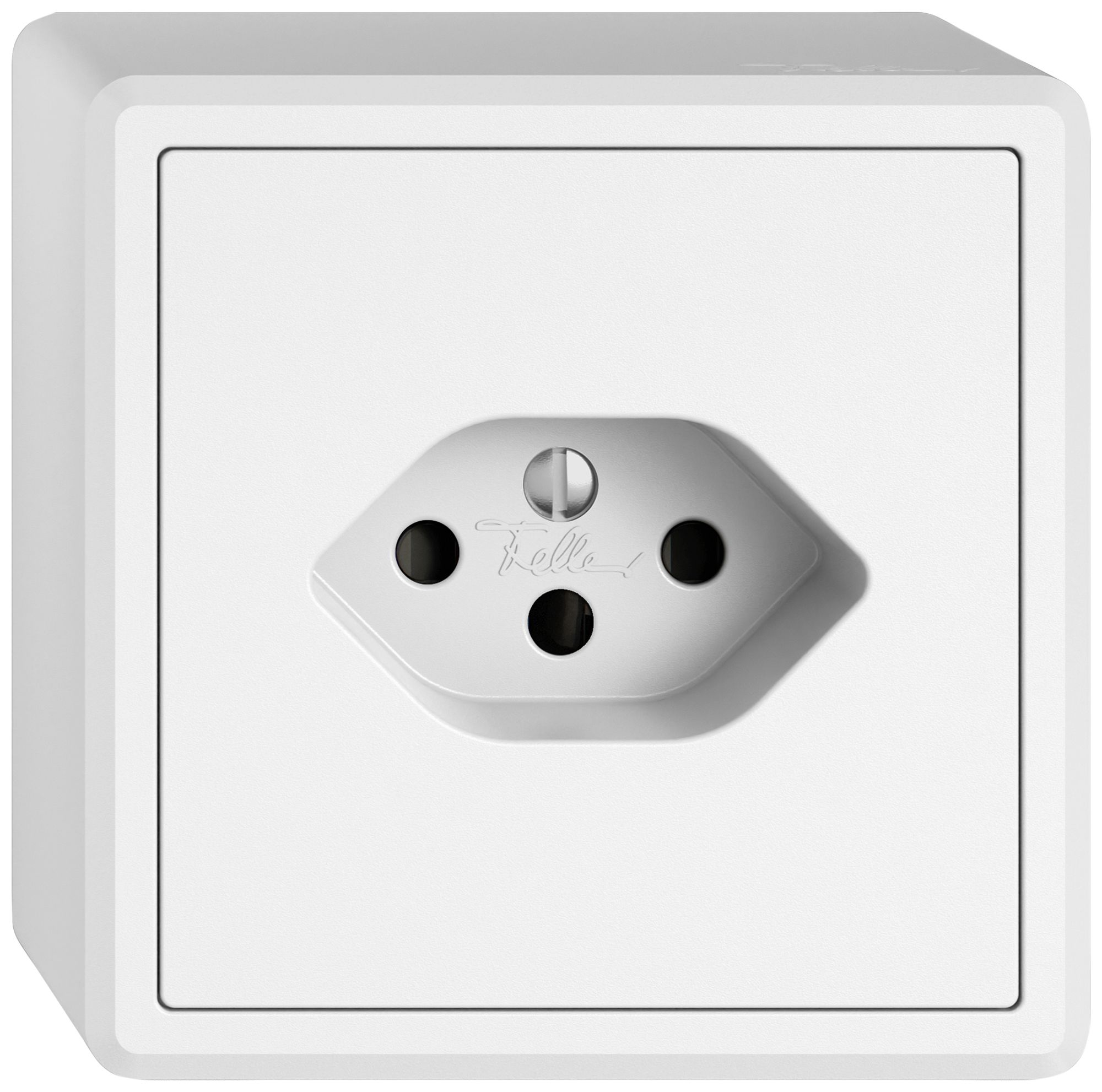 Prise AP EDIZIO.liv SNAPFIX® 1×T13 avec shutter bc